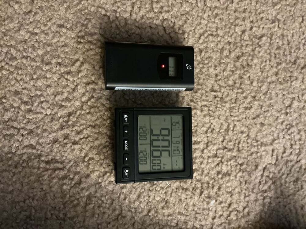 Digital Weather Station Indoor Outdoor Wireless Thermometer and Hygrometer with